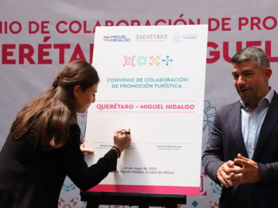 Querétaro y la Alcaldía Miguel Hidalgo signan convenio de colaboración turística