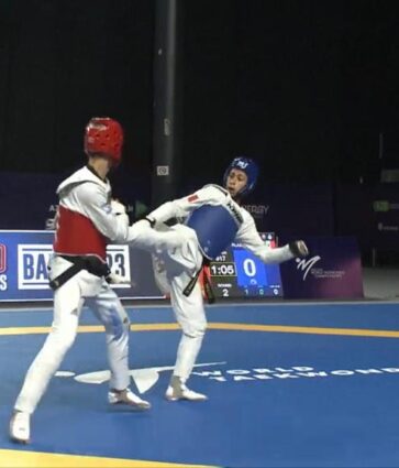 Concluye participación de Brandon Plaza en mundial de Taekwondo