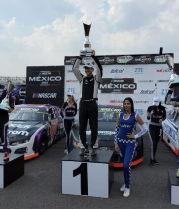 Jake Cosio conquista su primer triunfo en la NASCAR México Series de Querétaro