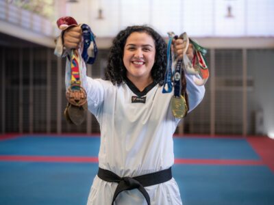 Seleccionan a Paloma García para competir en Juegos Centroamericanos en taekwondo