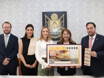 Hay billete conmemorativo de la Gastronomía de Querétaro en la Lotería Nacional
