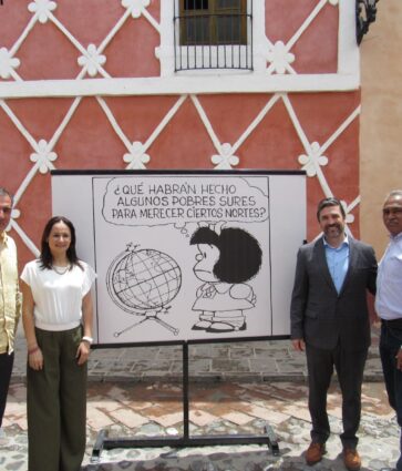 ¡Mafalda llegó al Pueblo Mágico de Bernal!