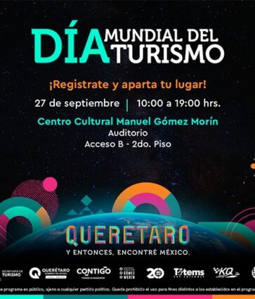 Alista Querétaro actividades por el Día Mundial del Turismo