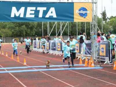 600 corredoras y corredores y 300 perros participan en la carrera P-Run 2023