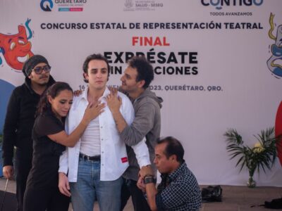 Premian SECULT y SESEQ a ganadores del concurso teatral “Exprésate sin Adicciones»