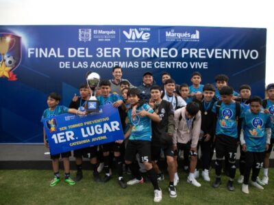 Clausuran tercer Torneo Preventivo en El Marqués