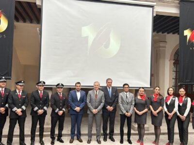 TAR Aerolíneas cumple 10 años en Querétaro