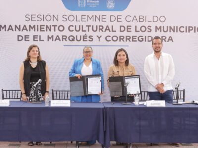 Los municipios de El Marqués y Corregidora firman Hermanamiento Cultural