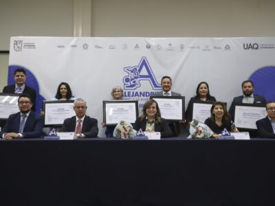 Reconoce UAQ a investigadores con el Premio Alejandrina