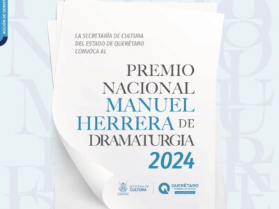 Lanza SECULT convocatoria al Premio Nacional Manuel Herrera de Dramaturgia 2024