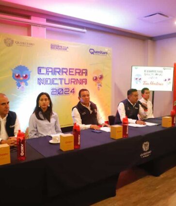 Anuncia Municipio de Querétaro la décimo tercera edición de la Carrera Nocturna CGV 2024
